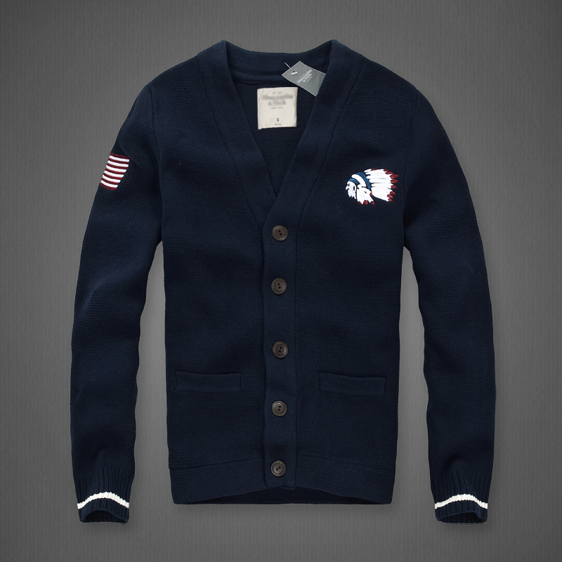 Abercrombie Fitch Hombres Cardigan Jersey AF6354